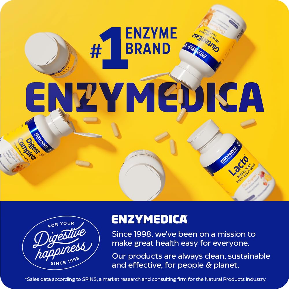 Enzymedica Digest Gold + ATPro — Maximum Strength Digestive Enzymes, 240 Capsules