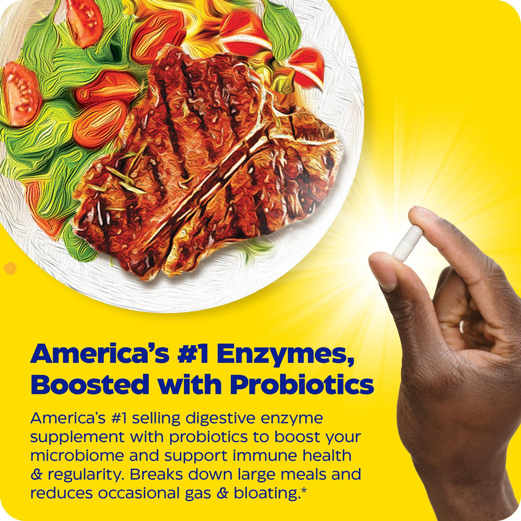 Enzymedica Digest Gold + Probiotics – 2-in-1 Digestive Enzymes & Probiotic Support, 180 Capsules