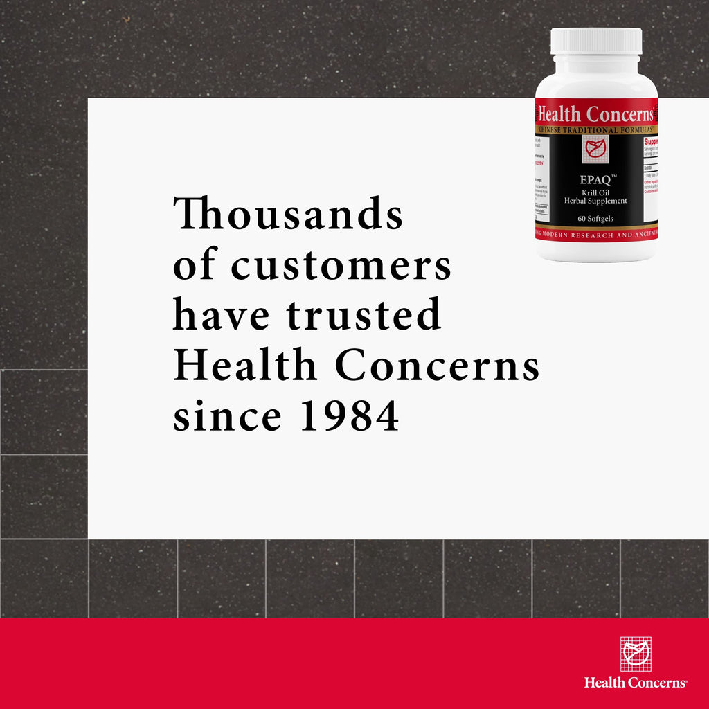Health Concerns EPAQ – Brain Health Support with 1000 mg Krill Oil
