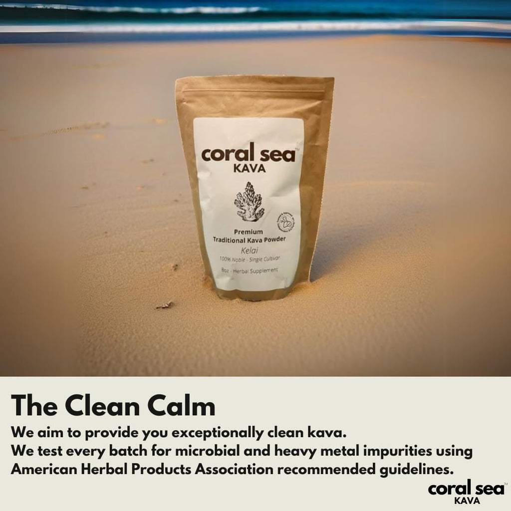 Kava Powder Noble Kava Root – Vanuatu 8oz | Calming, Ceremonial Pacific Tradition