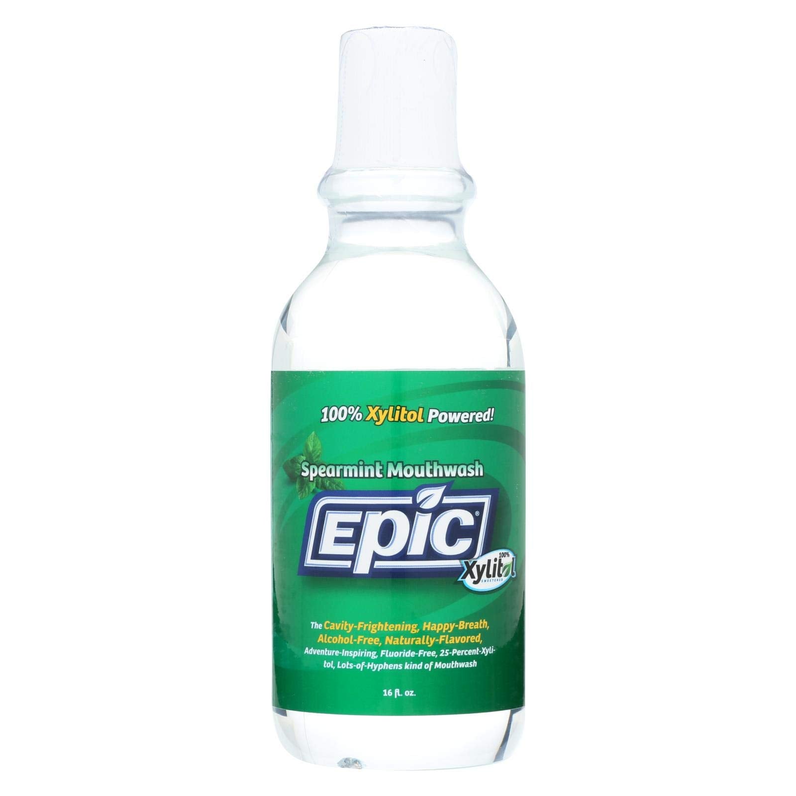 Epic Dental Mouthwash with Xylitol – Spearmint, 16oz