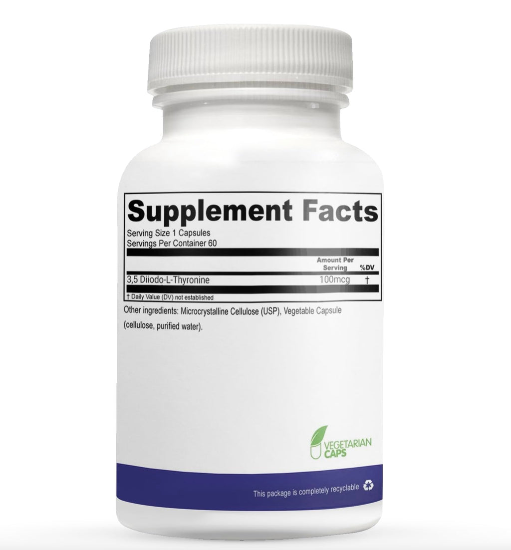 EPOTHEX Bioidentical T2 - Integrative Thyroid Support | Metabolism & Energy | 60 Capsules (2 mo)
