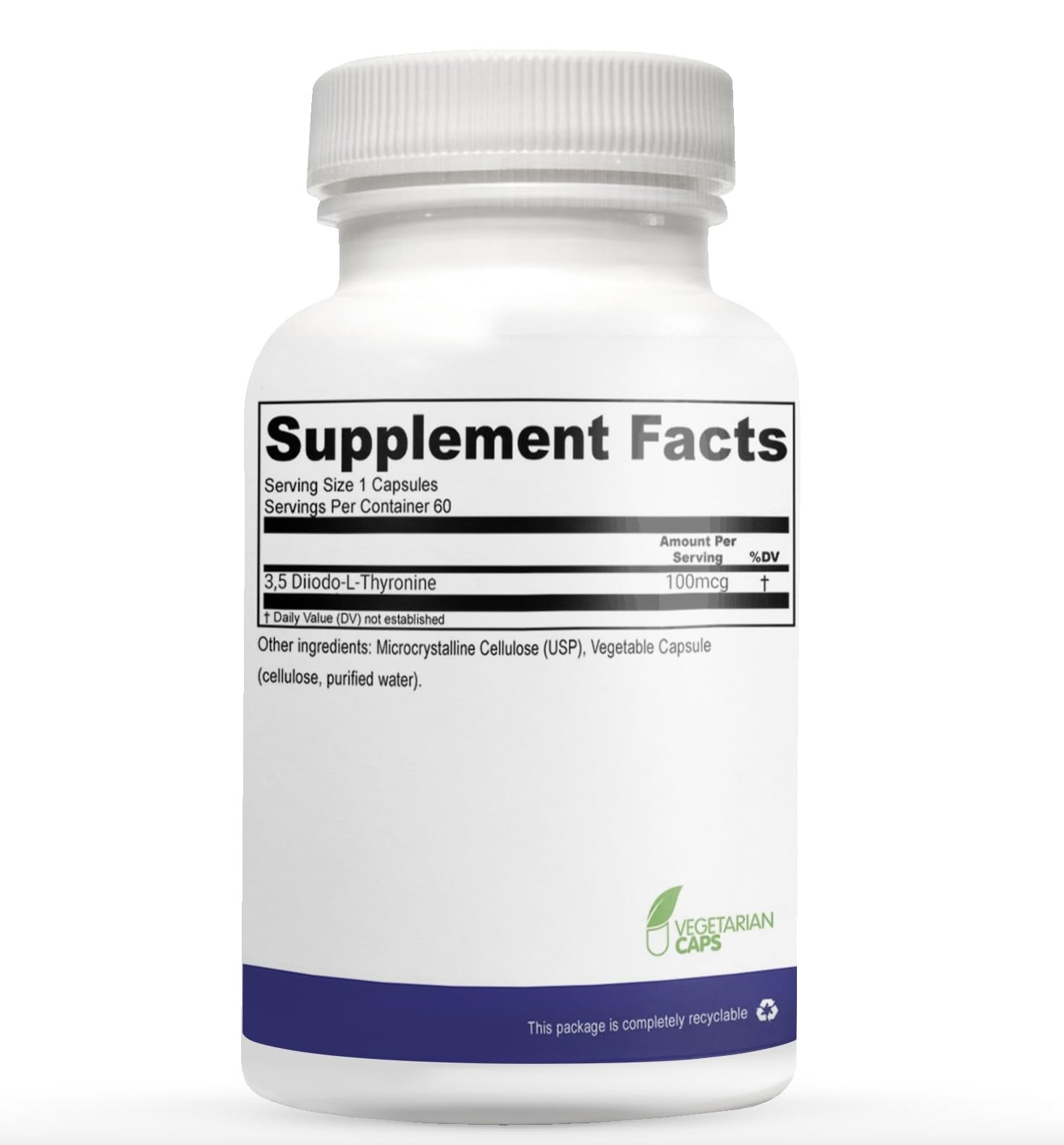 EPOTHEX Bioidentical T2 - Integrative Thyroid Support | Metabolism & Energy | 60 Capsules (2 mo)
