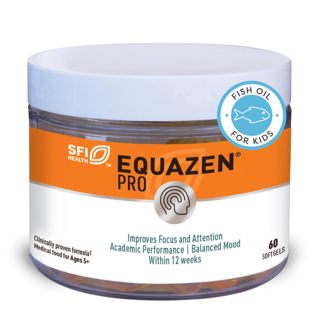 Equazen Pro SFI Fish Oil Softgels - Omega 3 & 6 for Kids