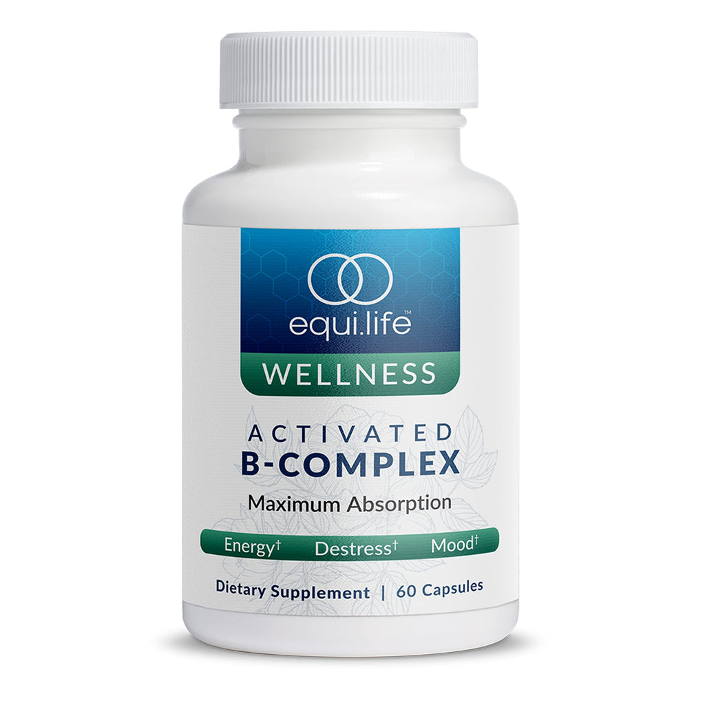 Equilife Activated B Complex – Energy, Hair, Skin, Nails Support | Gluten Free & Vegan
