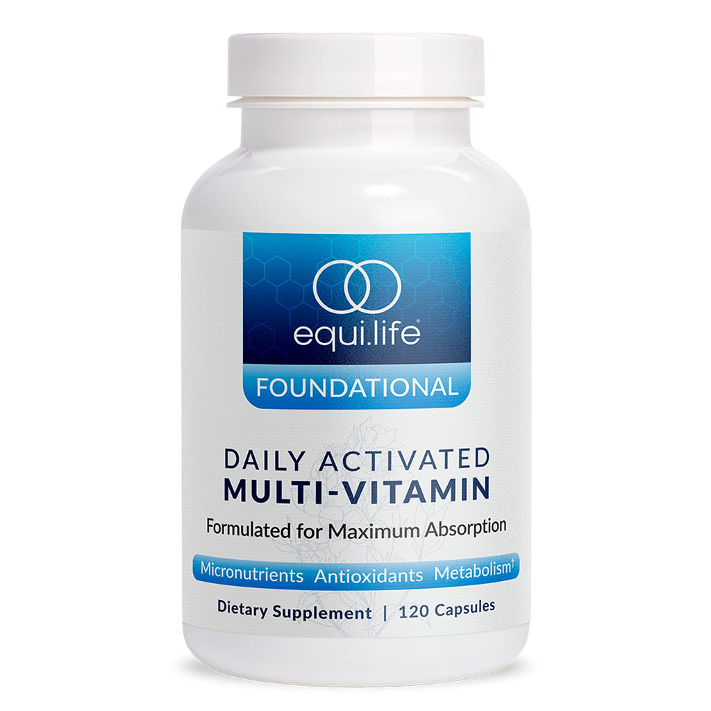Equilife Daily Activated Multivitamin - 21 Nutrients, 120 Capsules