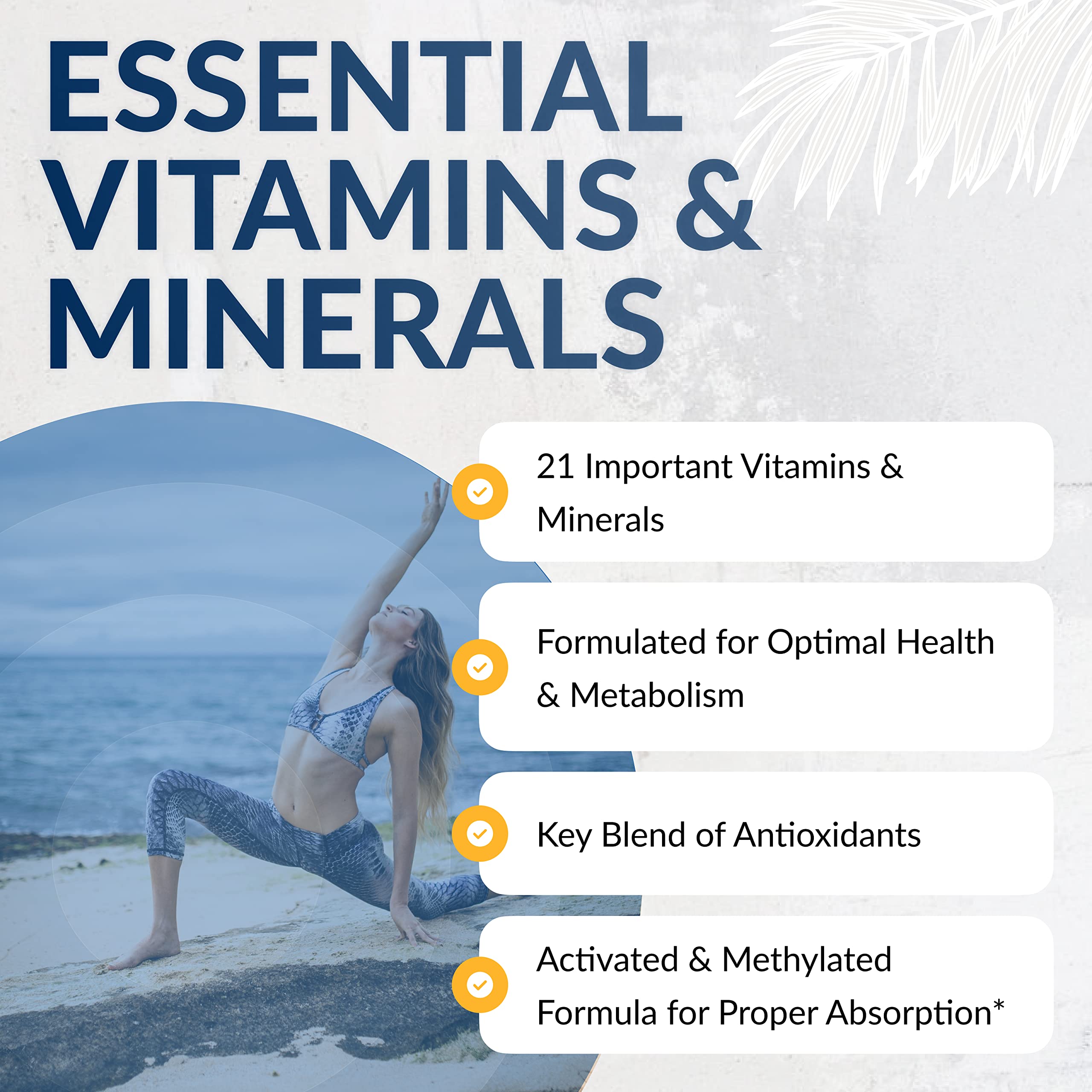 Equilife Daily Activated Multivitamin - 21 Nutrients, 120 Capsules