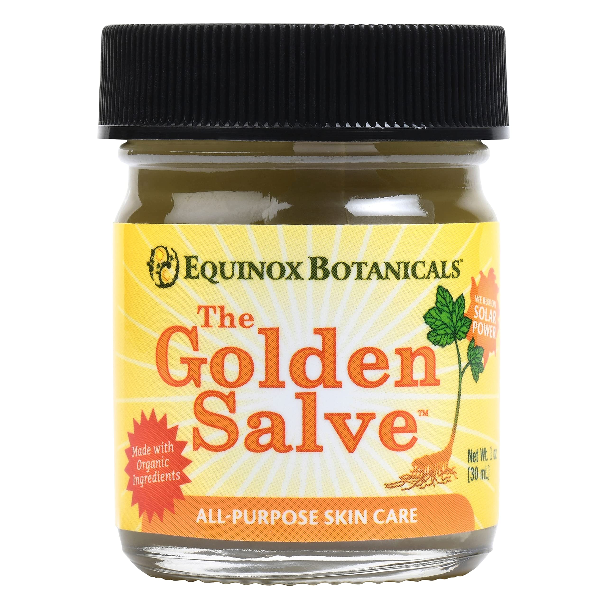 Equinox Botanicals Golden Salve with Propolis – 1 oz