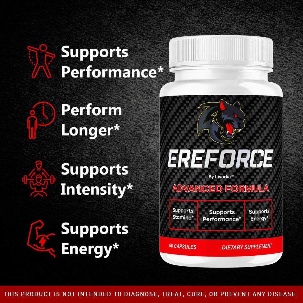 (3 Pack) Ereforce Capsules - Advanced Daily Formula, 180 Capsules