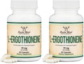 Ergothioneine 30mg Supplement - 60 Count, Plant-Based L-Ergothioneine (Non-GMO, Gluten Free, Vegan Safe) - Double Wood (Pack of 2)