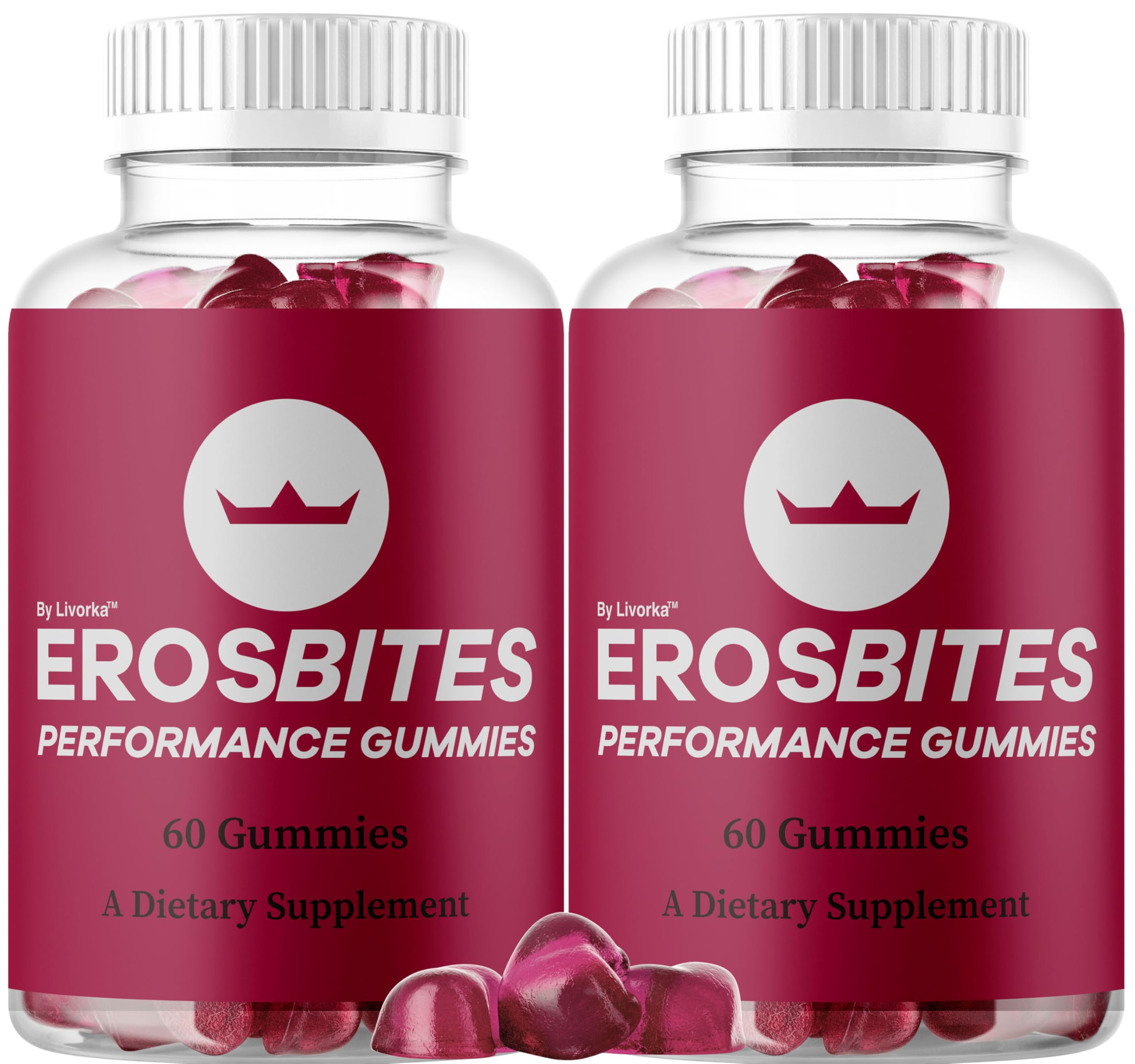 (2 Pack) Eros Bites Gummies - Original Formula - Maximum Strength - 120 Gummies for 2 Months