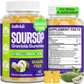Esffchit Soursop Graviola Gummies with Sea Moss & Turmeric – 60 Count, Vegan