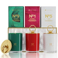 ESNA HOME Trio Gift Set — 3 Premium All-Natural Soy Candles for Home & Gifting