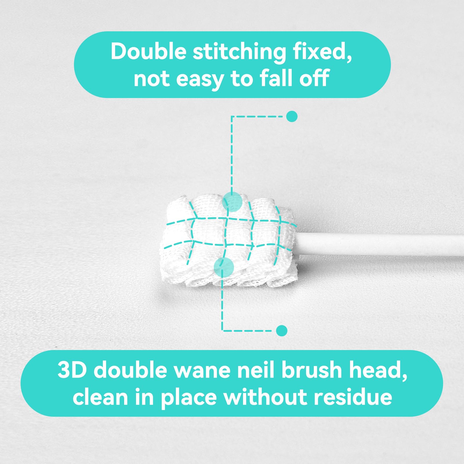 Esonto Baby Tongue Cleaner Toothbrush 30Pcs – Disposable Infant Toothbrushes + 2 Soft Finger Brushes (Grey)