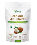 Espure Organic MCT Powder - USDA Certified Organic with Prebiotic Acacia Fiber - 4 oz