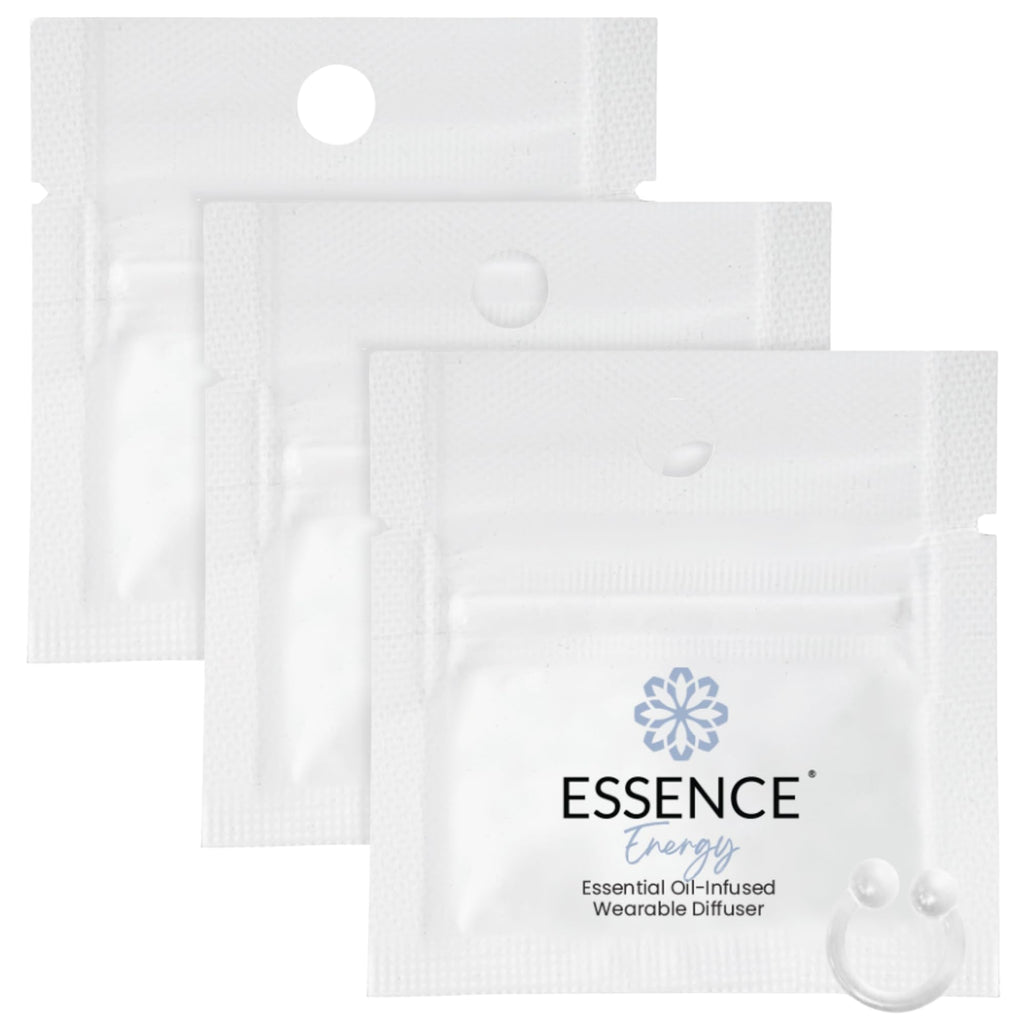 Essence Wearable Aromatherapy Nasal Diffuser – Energy Blend Nose Ring (3 Pack) – Made in USA
