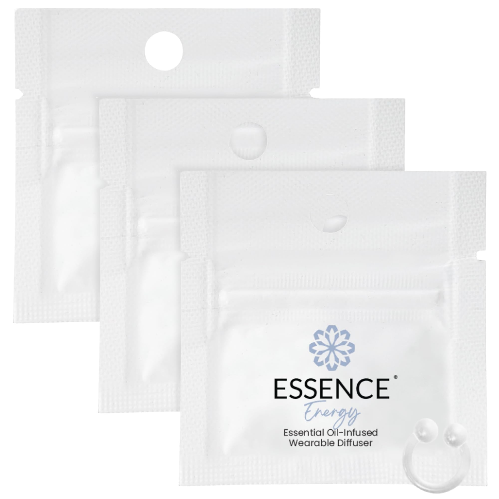 Essence Wearable Aromatherapy Nasal Diffuser – Energy Blend Nose Ring (3 Pack) – Made in USA
