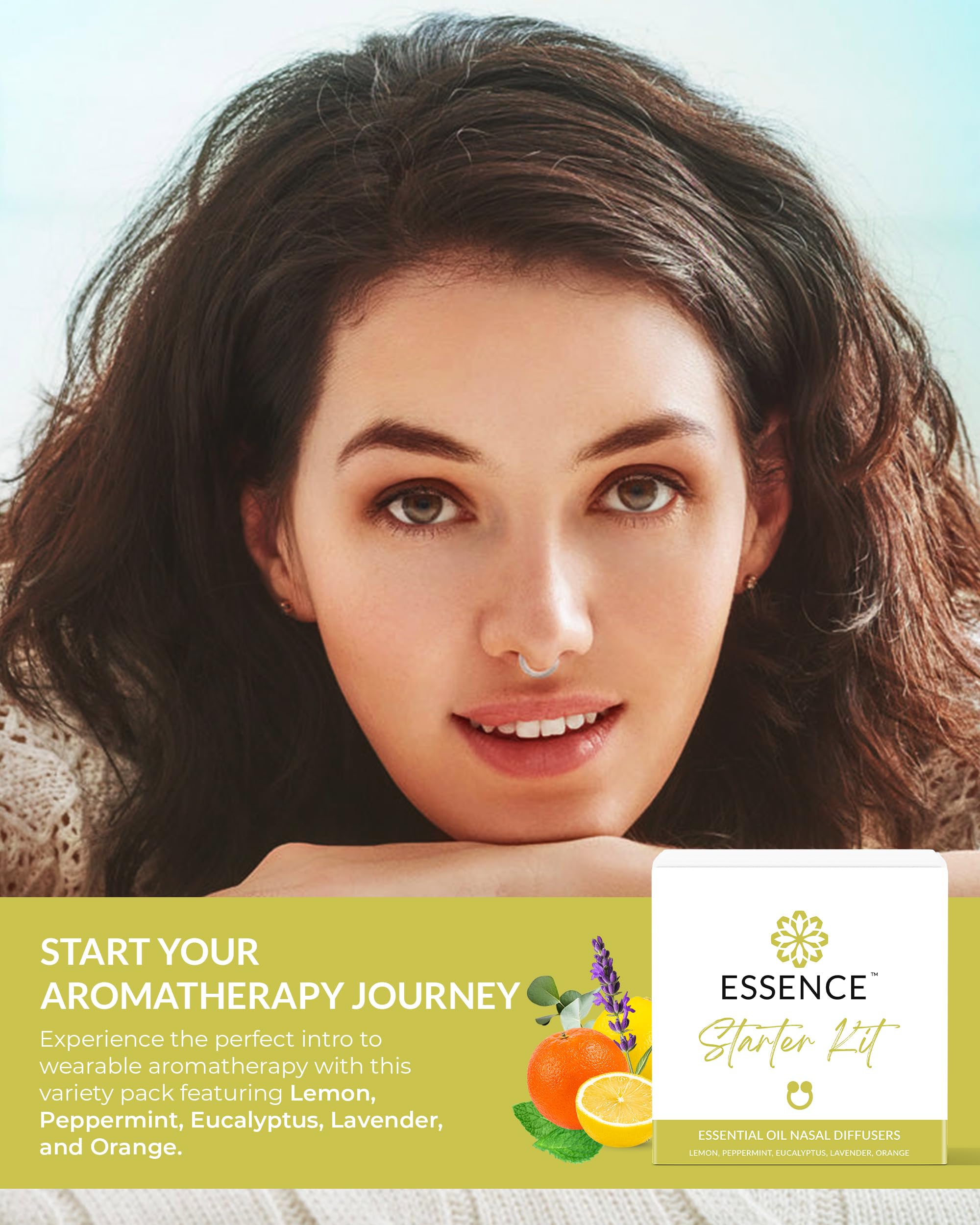 Essence Nasal Diffuser Starter Kit – Wearable Aromatherapy Inhalers