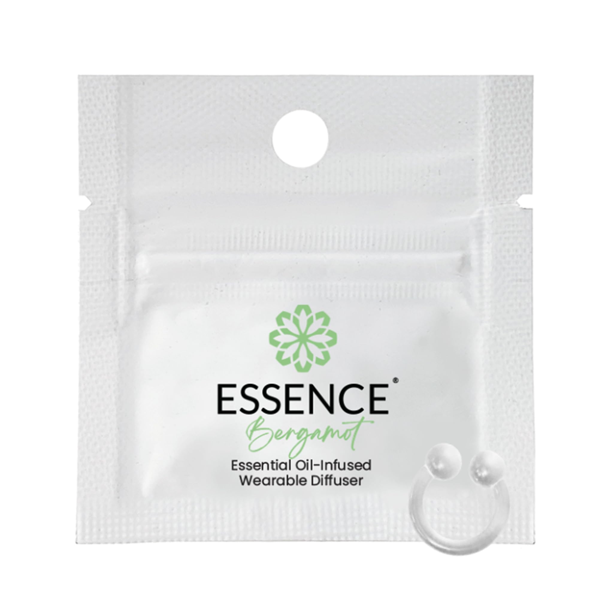Essence Wearable Aromatherapy Nasal Diffuser | Bergamot Nose Ring Inhaler | Made in USA