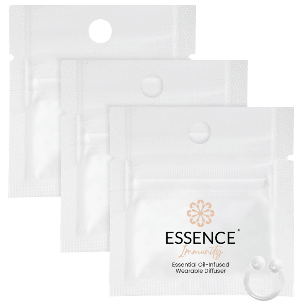 Essence Wearable Aromatherapy Nasal Diffuser – Immunity Blend Nose Ring (3 Pack) – Made in USA