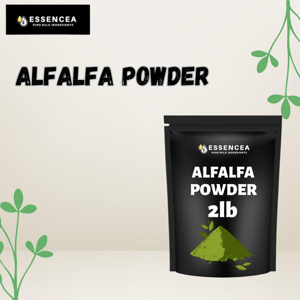 Essencea Alfalfa Powder 2 lb | Gluten Free, Non-GMO, Vegan | 32 oz