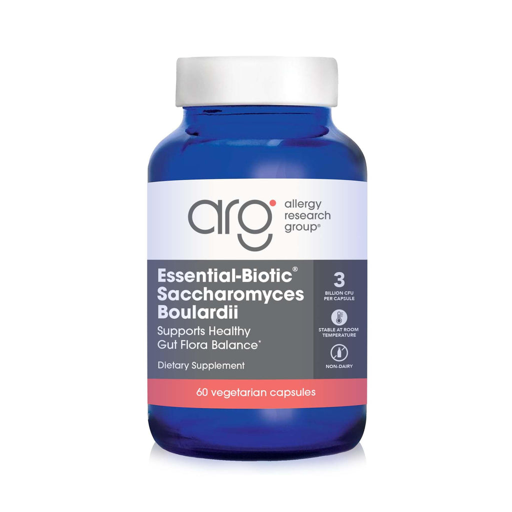 Allergy Research Group Essential-Biotic Saccharomyces boulardii 450 mg Probiotic Supplement – 60 Count