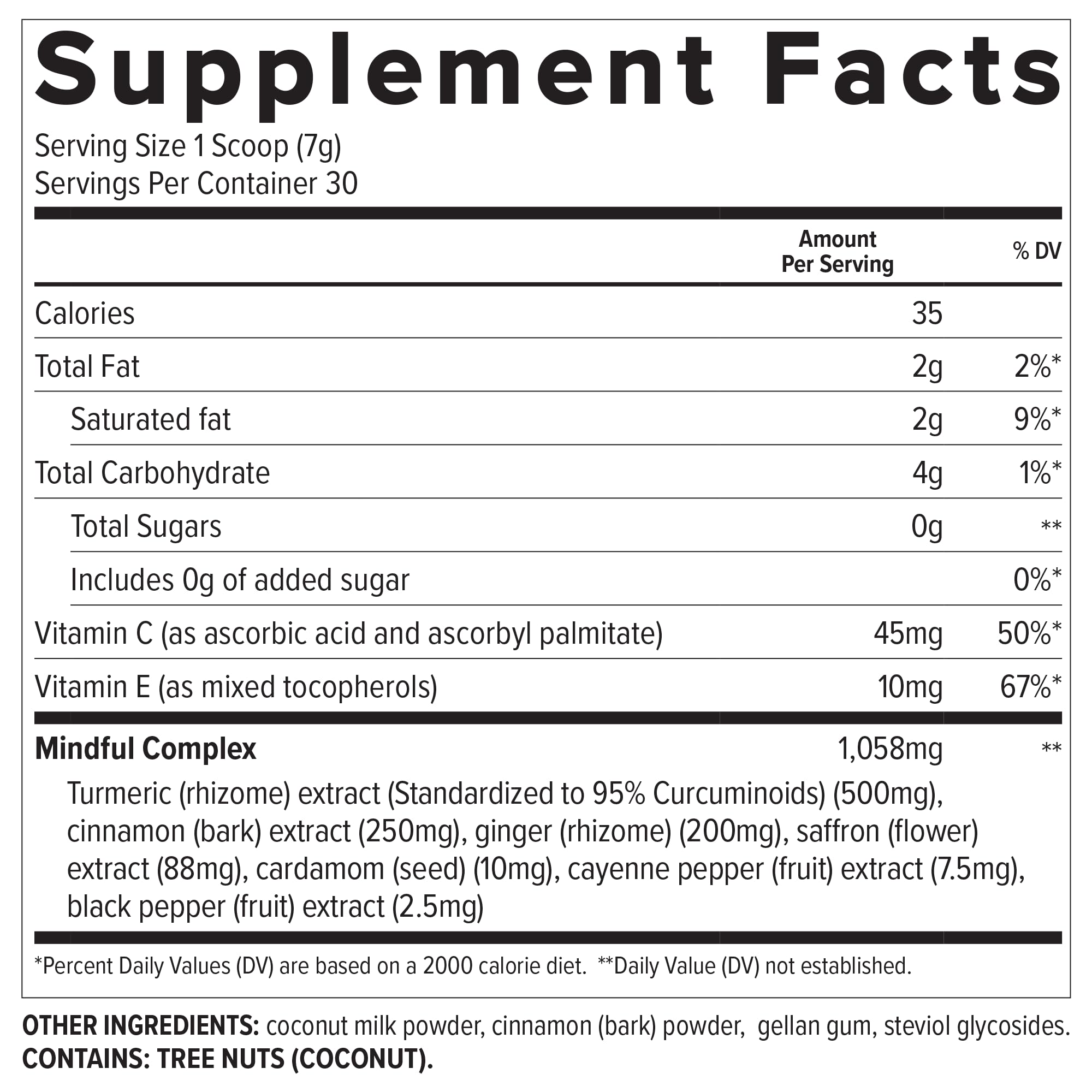 Essential Nutrition Golden Lift - Golden Milk Powder (Vegan) 7.4 oz | Turmeric, Saffron & Spices