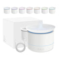 Essential Oil Diffuser 200ml - Aromatherapy Diffuser with 2 Dynamic Modes, Cool Mist Humidifier, 7 Color Lights, White