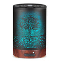 Essential Oil Diffuser - Aromatherapy Diffuser with 7 Color Lights, Auto-Off | Metal Cool Mist Humidifier for Home & Office