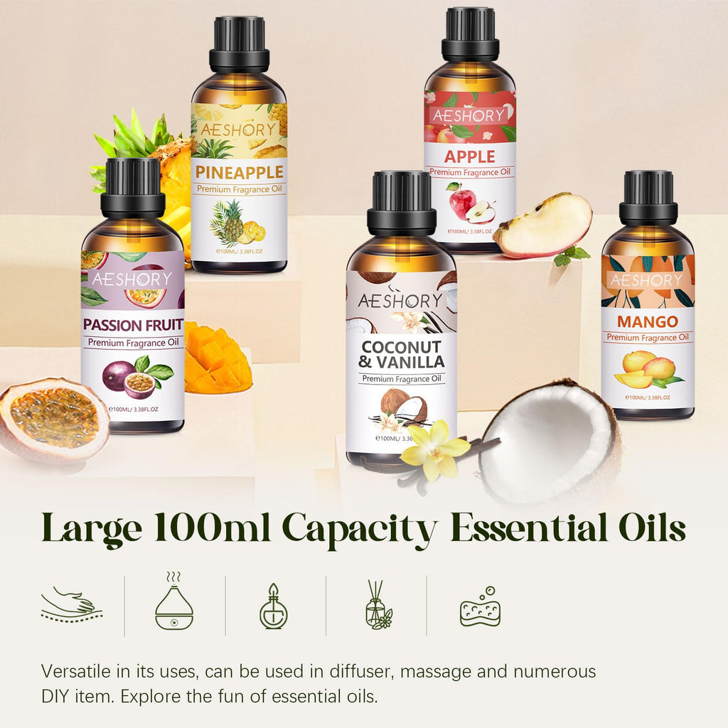 Pineapple Fragrance Oil 3.38FL.OZ (100ML) | Aromatherapy Essential Oils for Diffusers, Massage, Soap & Candle Making