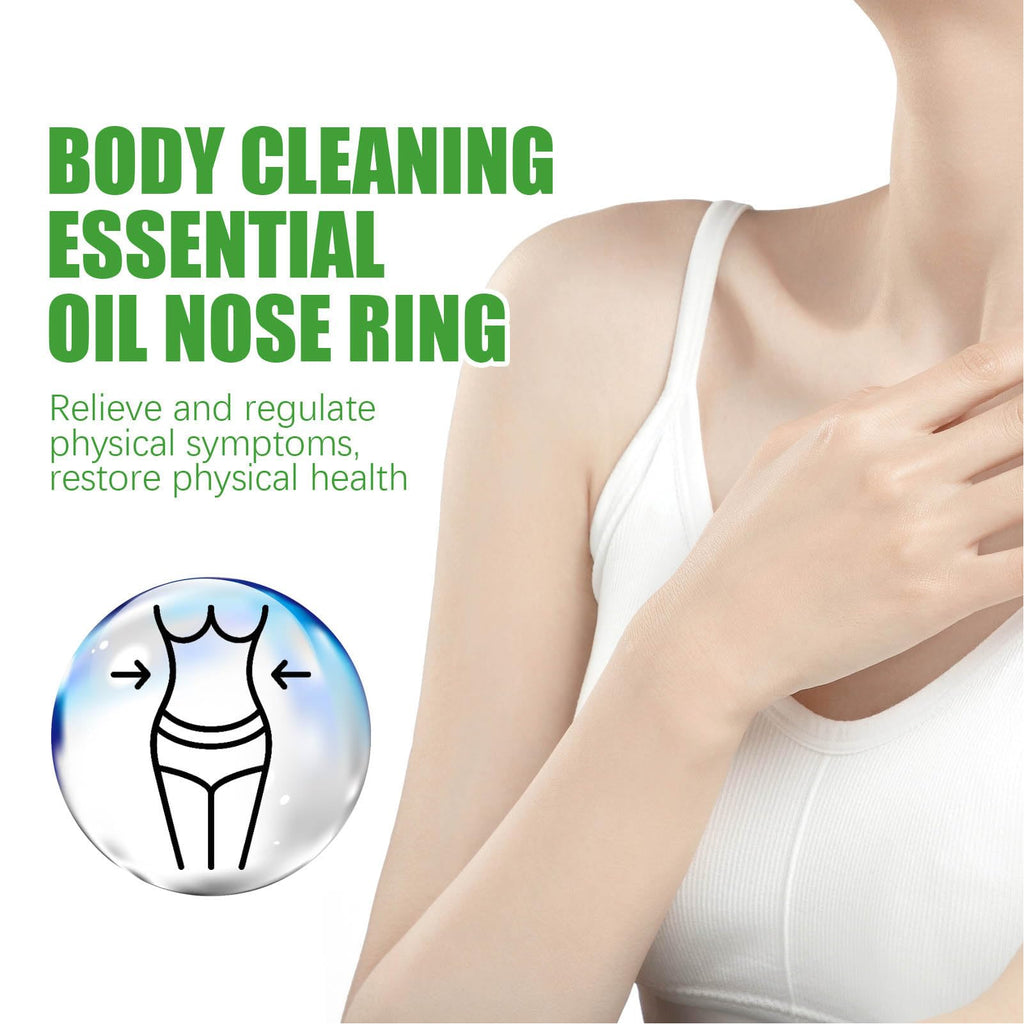 Essential Oil Nose Rings - 5pc Diffuser Ring Set | Superslimtm Slimming & Detoxifying