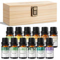 12-Pack Essential Oils for Diffusers – Sleep & Refreshing Scents | Gift Box