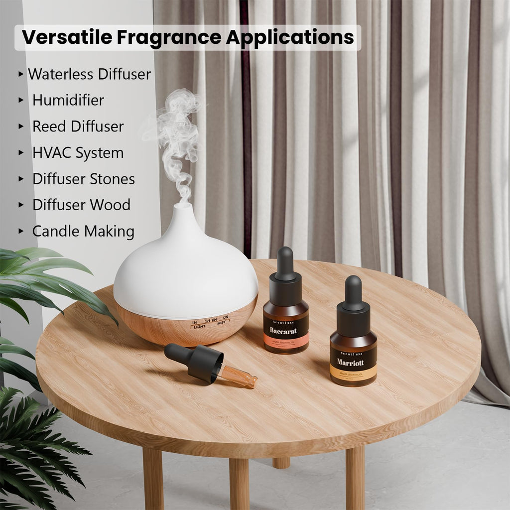 Essential Oils and Hotel Diffuser Oil Inspired Marriott Hotel – Bitter Orange, Jasmine and Lily of the Valley Blend | 15mL Glass Bottle