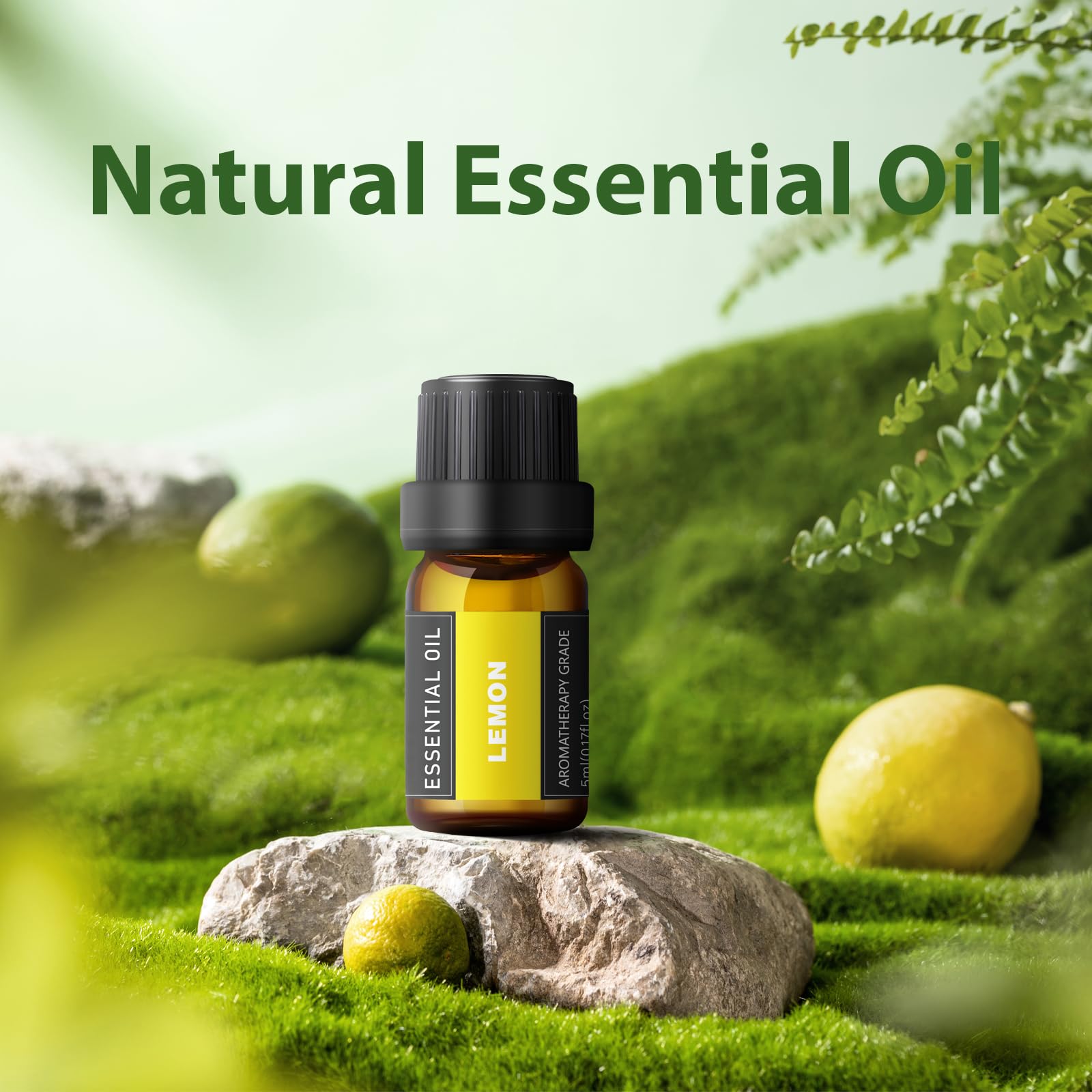 Essential Oils Set 36x5 ml for Massage, Diffuser, Humidifier, DIY Candles & Soaps