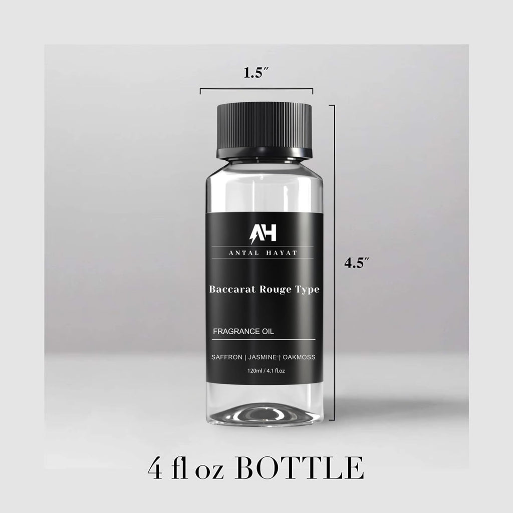 Baccarat Rouge 540 Diffuser Oil 120ml – Saffron, Jasmine, Oakmoss | Hotel Scents