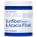 Essential Stacks Organic Sunfiber PHGG and Acacia Prebiotic Fiber 7.4 oz