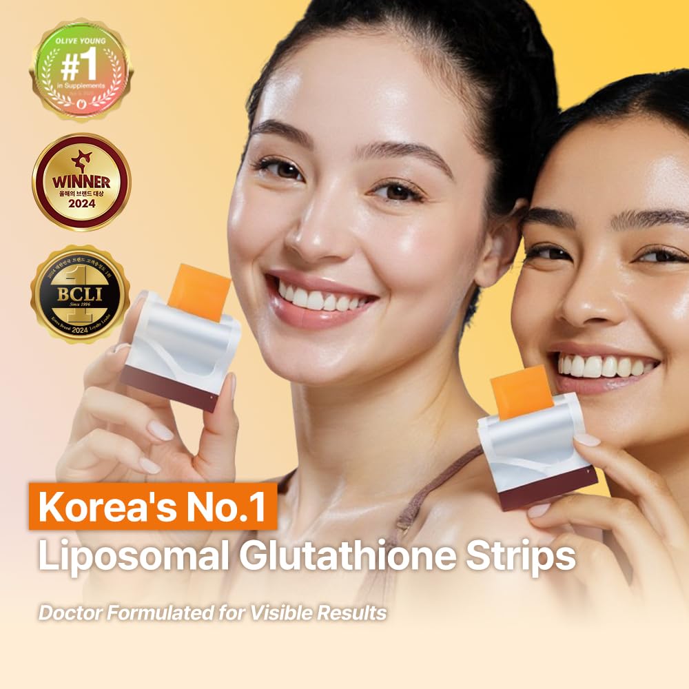 ESTHER FORMULA Liposomal Glutathione Strips 284mg×90 – Enhanced Absorption, Antioxidant Support, Made in USA