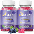 esverco Sleep Gummies | 500mg Magnesium Citrate + L-Theanine for Sleep & Relaxation | Vegan, Grape, 120 Count