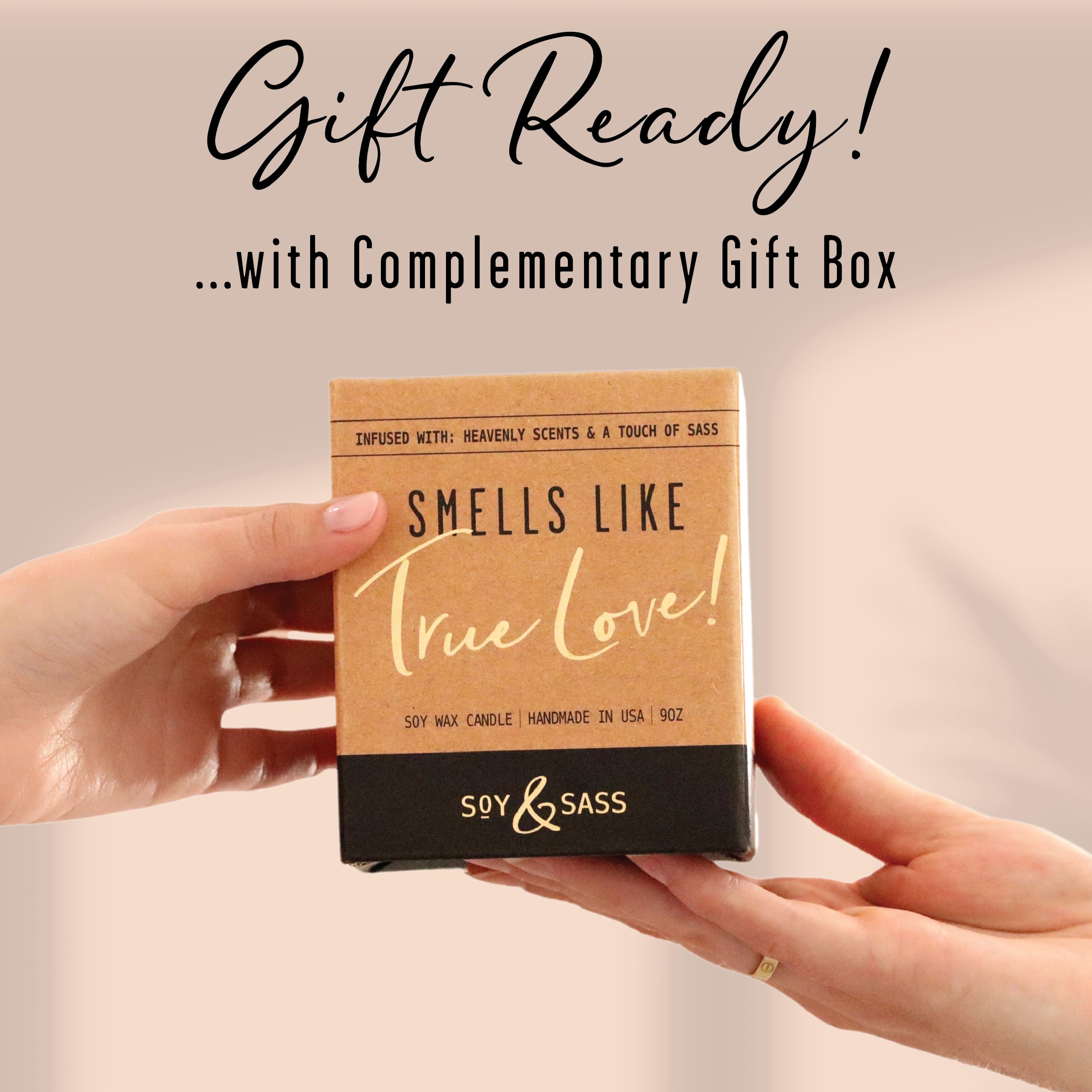 8 Year Anniversary Gift for Her – 8 Years Later Soy Candle (Sandalwood Rose) | USA Made