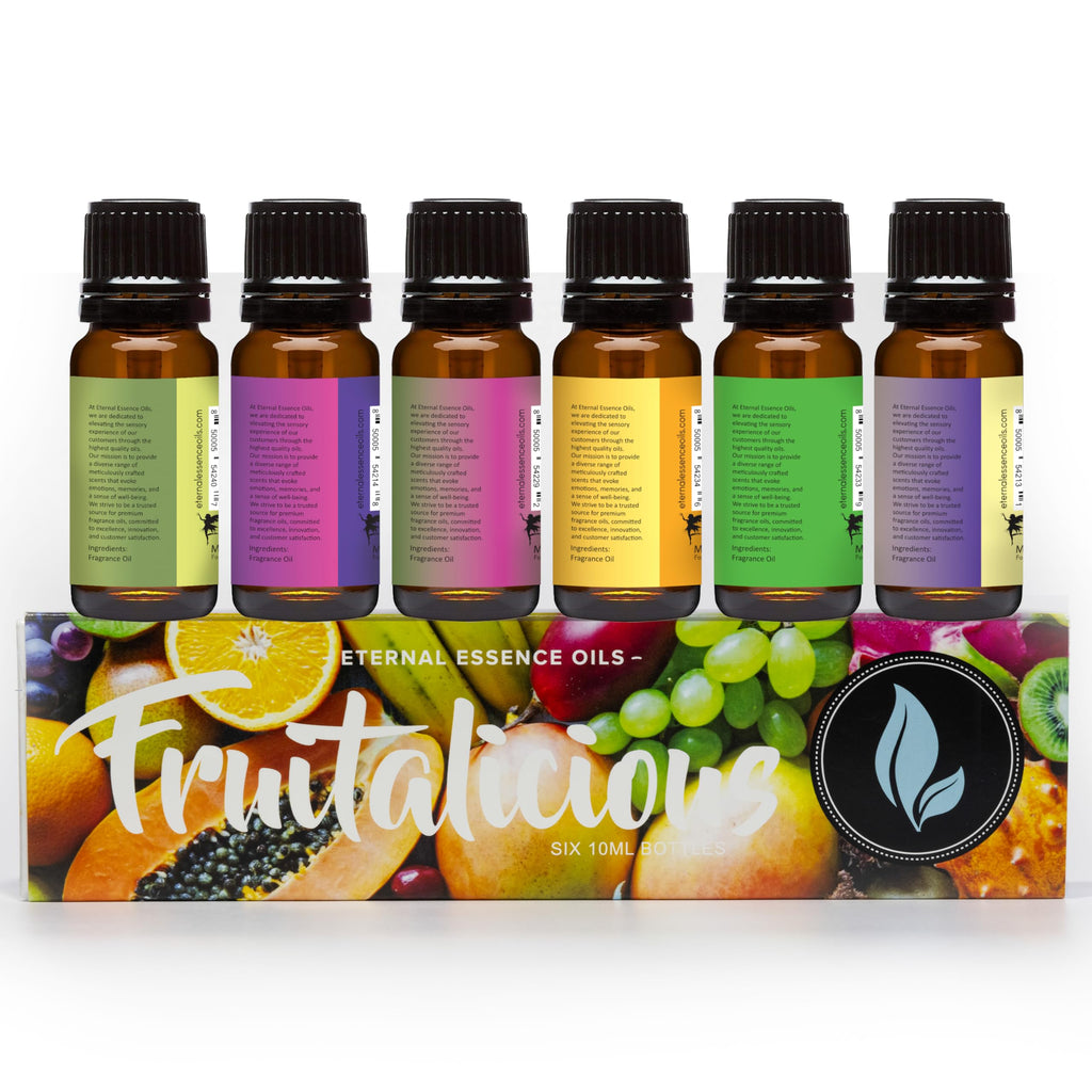 Eternal Essence Oils Fruitalicious Set of 6 – Premium Fragrance Oils (10ml each)