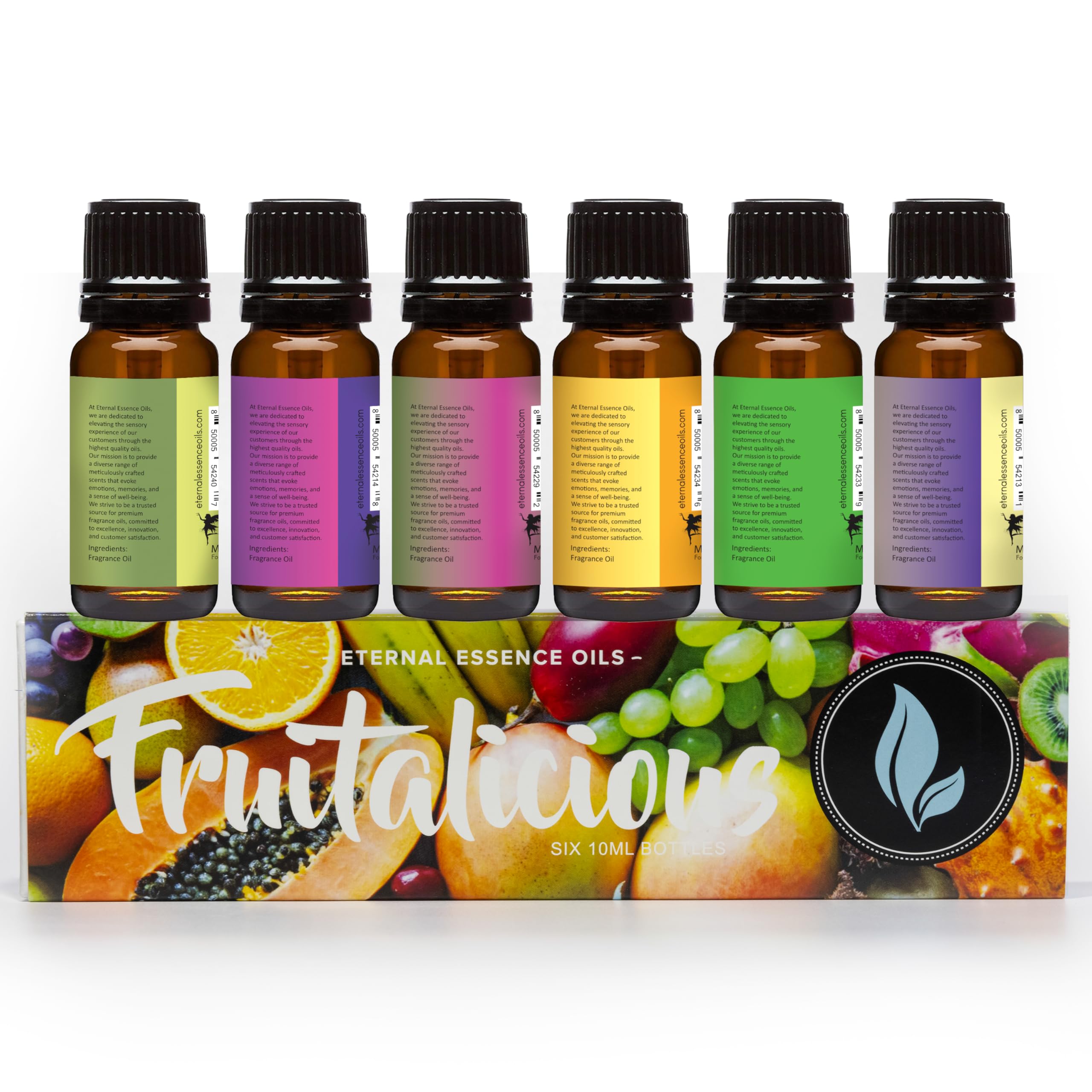 Eternal Essence Oils Fruitalicious Set of 6 – Premium Fragrance Oils (10ml each)