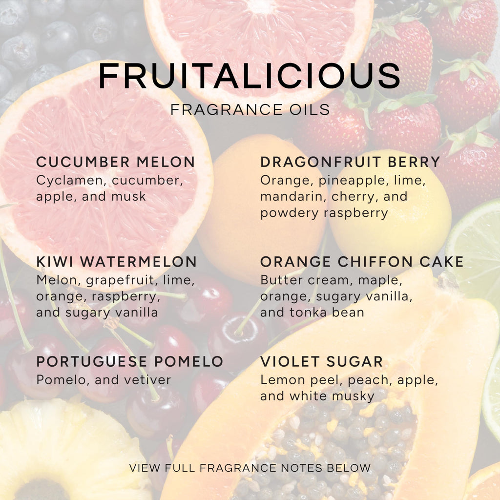 Eternal Essence Oils Fruitalicious Set of 6 – Premium Fragrance Oils (10ml each)