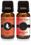 Eternal Essence Oils 2 Pack 10ml – Premium Fragrance Oils: Barbershop 1920 & Happy Men