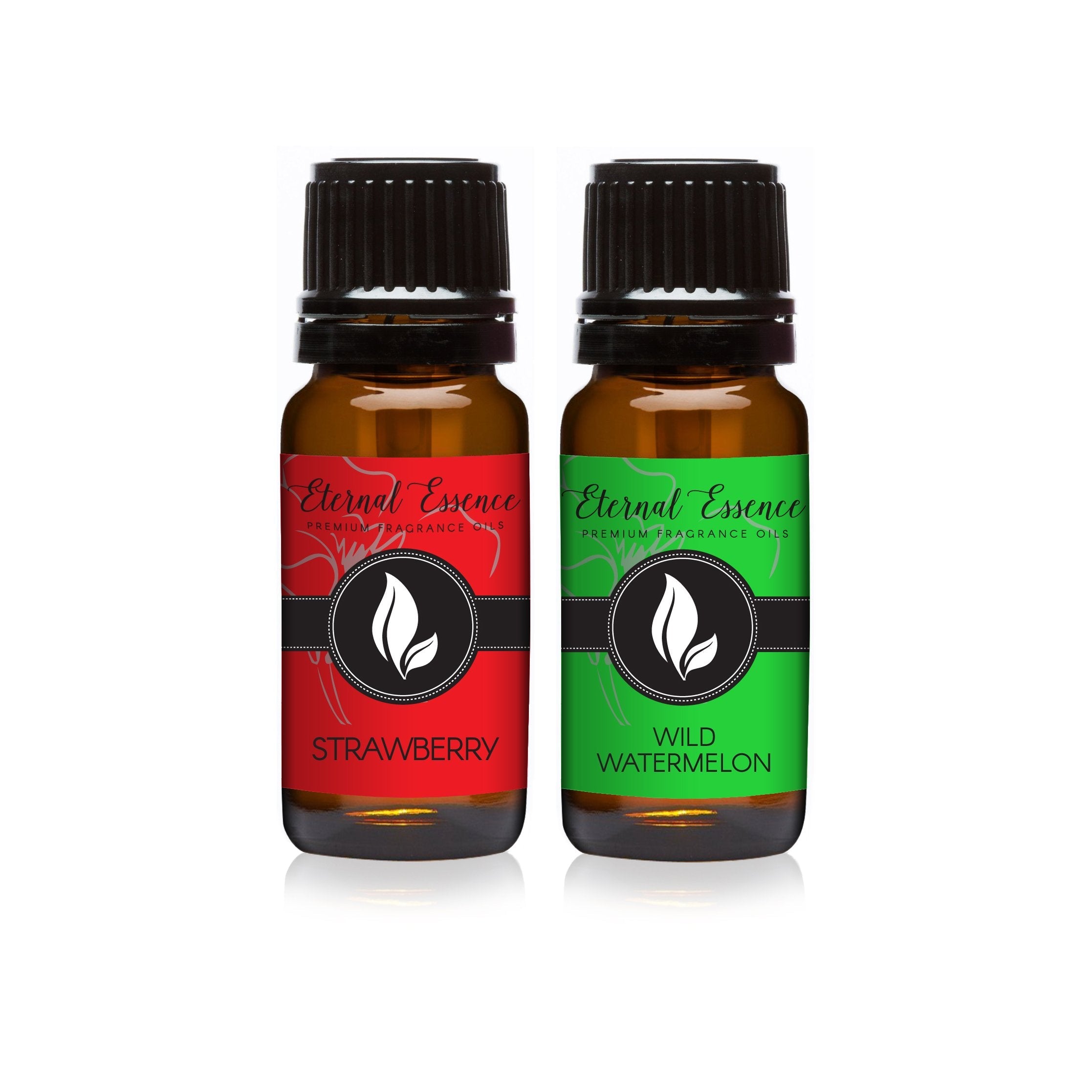 Eternal Essence Oils 2 Pack 10ml – Strawberry & Wild Watermelon Fragrance Oils for Candles, Soaps & Aromatherapy
