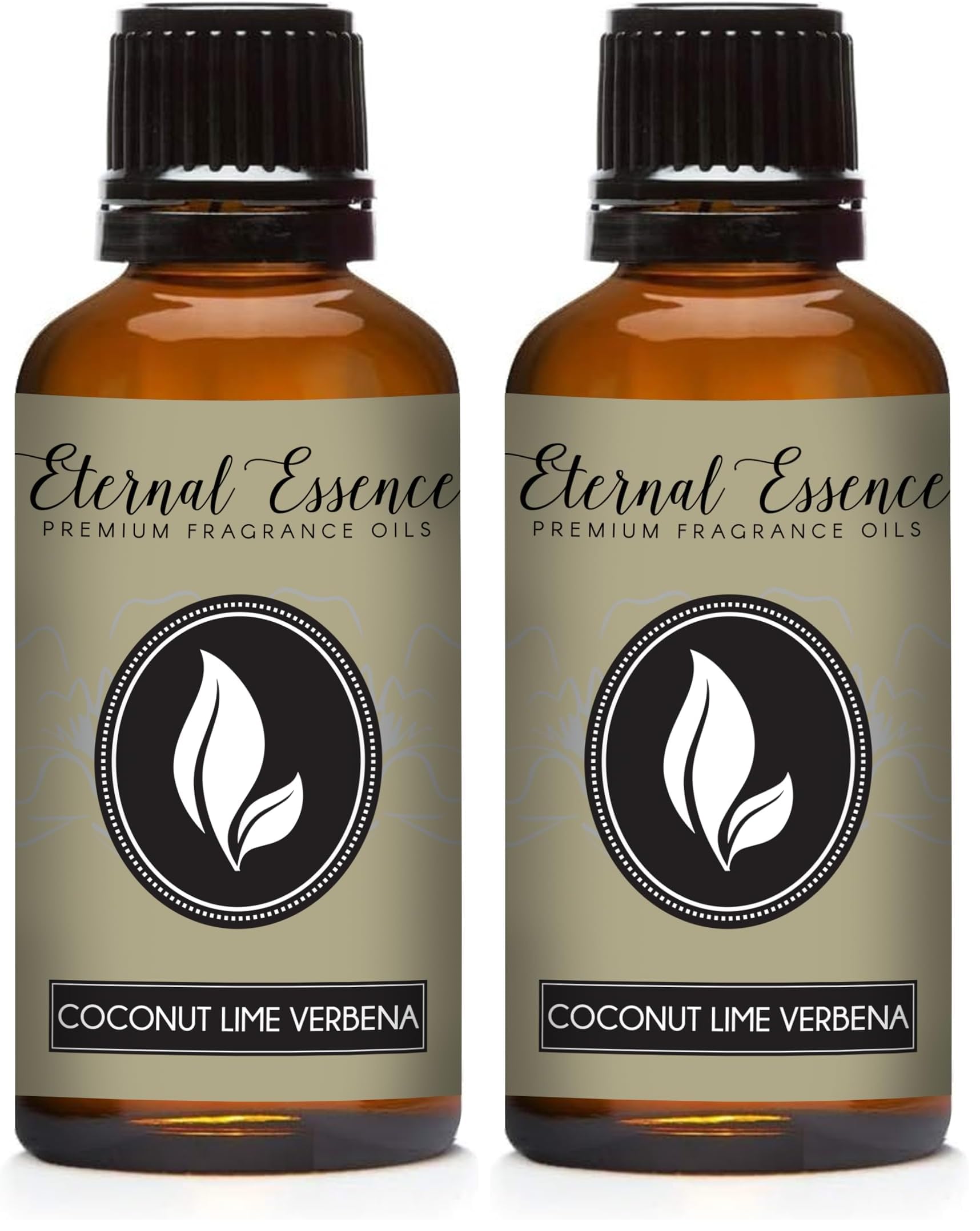 Coconut Lime Verbena 30ml Premium Fragrance Oil (Pack of 2) – Candle, Soap, Aromatherapy & Diffusers | Eternal Essence Oils