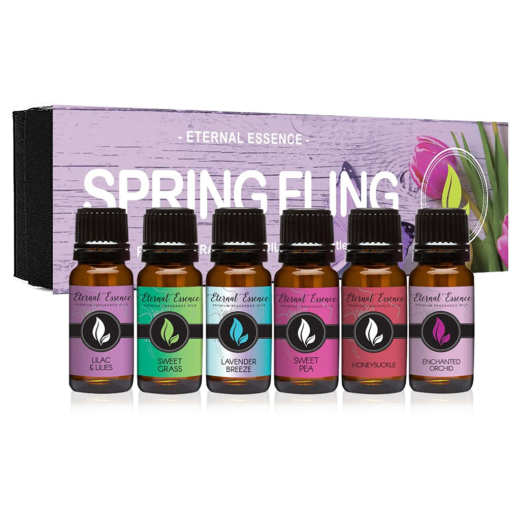 Eternal Essence Oils Spring Fling Set - 6 Premium Fragrance Oils (10ml Each)