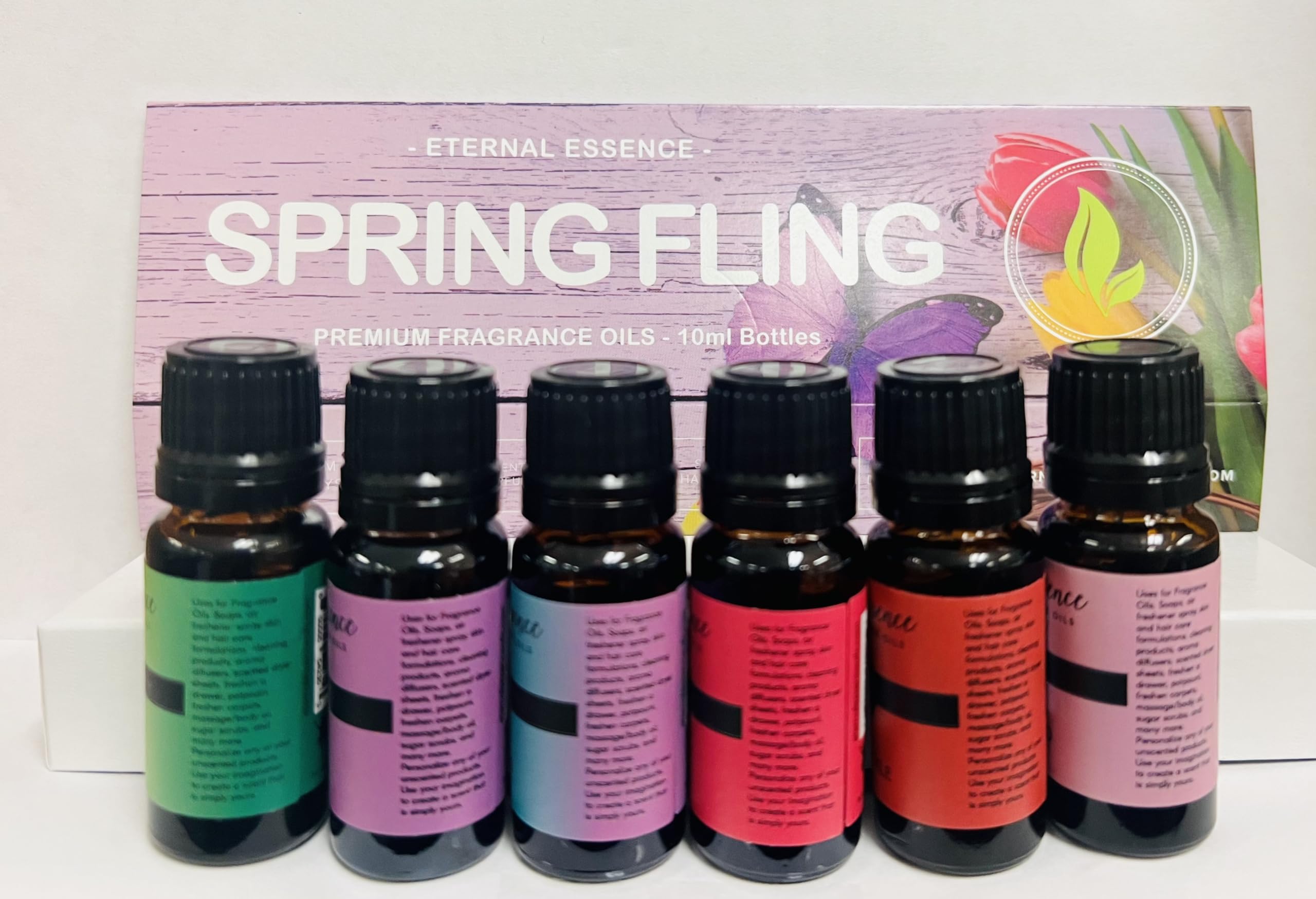 Eternal Essence Oils Spring Fling Set - 6 Premium Fragrance Oils (10ml Each)