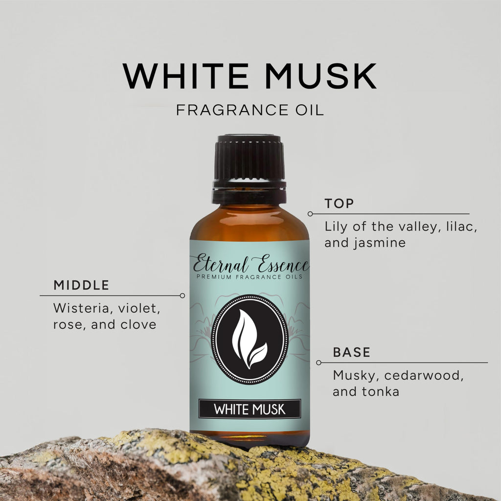 Eternal Essence Oils White Musk 30ml Premium Fragrance Oil for Candle and Soap