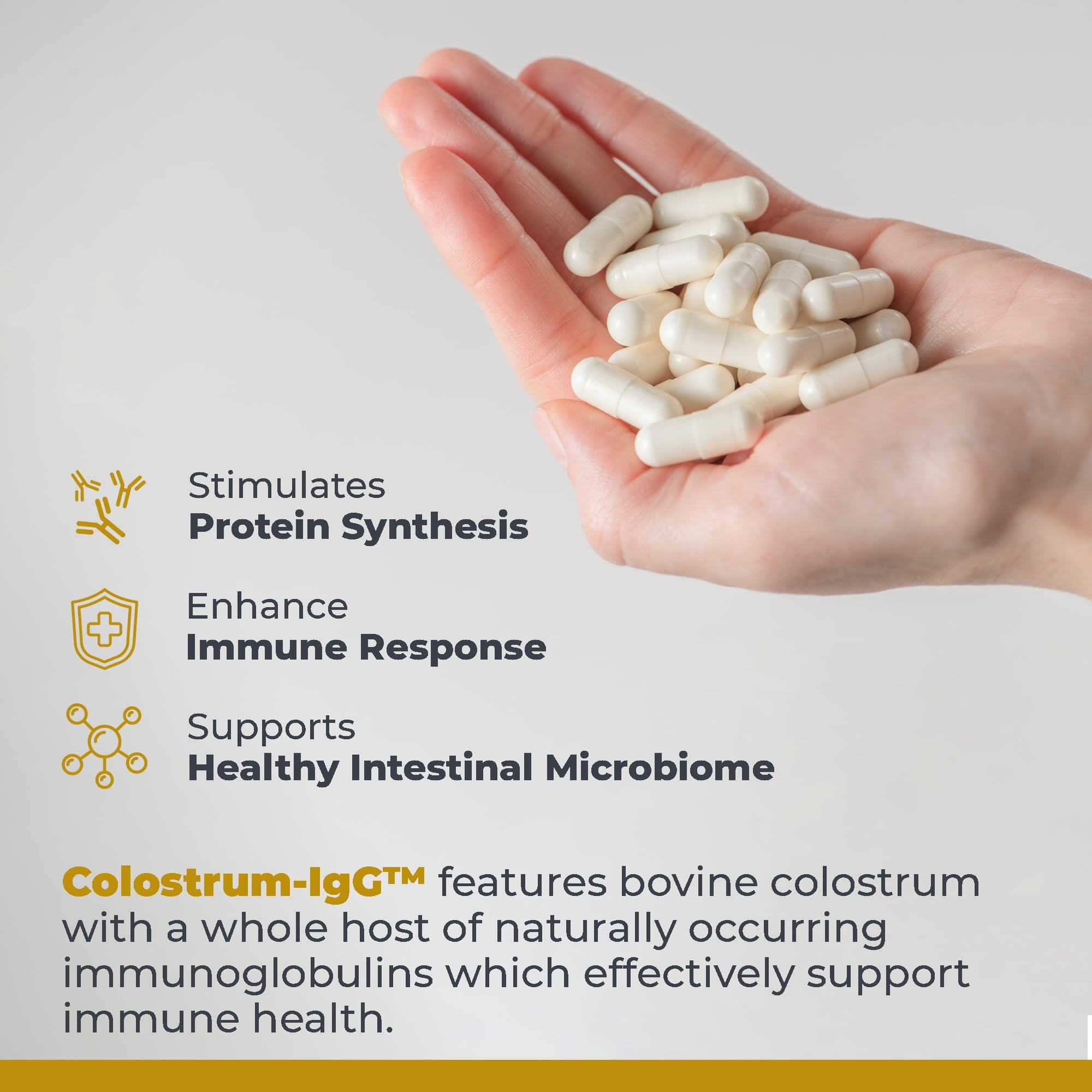Premier Research Labs Colostrum-IgG - Bovine Colostrum for Immune Health | 60 Capsules
