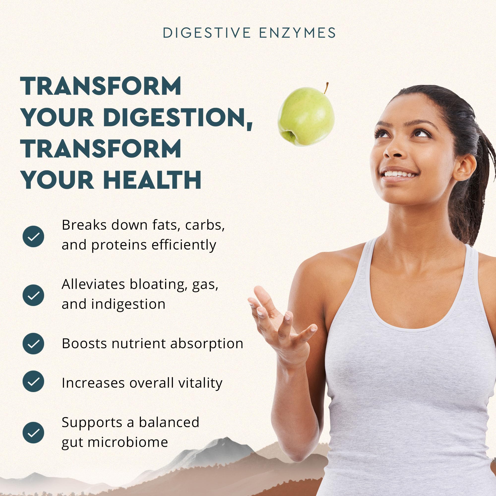 Ancestral Supplements Digestive Enzymes for Women & Men – Probiotics & Grass-Fed Organs, 90 Capsules